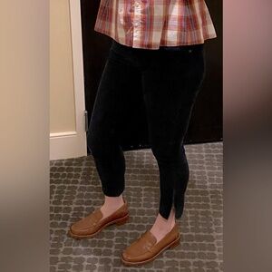 J. Crew Navy Toothpick Corduroys with Ankle Zip